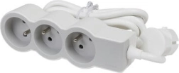Listwa zasilająca Legrand 3 gniazda 3 m biała