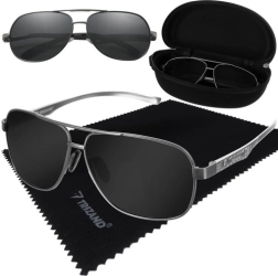 Okulary przeciwsłoneczne Trizand z etui i ściereczką czyszczącą