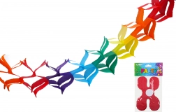 Kolorowa papierowa girlanda 3 m