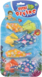 Nurkowe rybki do wody – zestaw 4 szt.