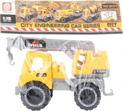 Plastowy żuraw samochodowy z wysuwanym ramieniem