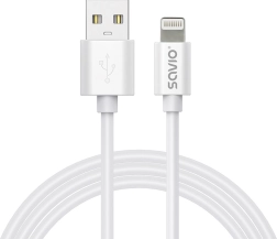 Kabel USB‑A na Lightning CL‑192 1 m biały