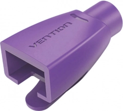 Osłonka kablowa RJ45 Vention, 100 szt., purpurowa