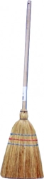 Ryżowa miotła z drewnianą rączką 74 cm