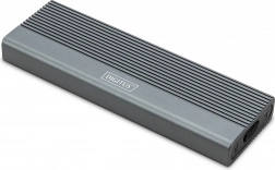 Aluminiowa obudowa dla M.2 NVMe SSD z USB‑C 3.1 Gen 2 (10 Gb/s), montaż beznarzędziowy