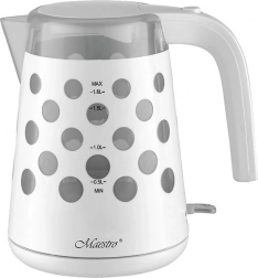 Czajnik elektryczny Maestro KROPKI biały