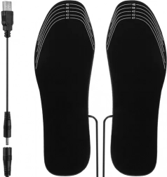 Podgrzewane wkładki do butów na USB, przycinane 41–46
