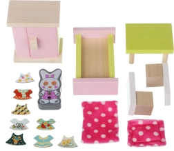Drewniane mebelki dla lalek Pokój