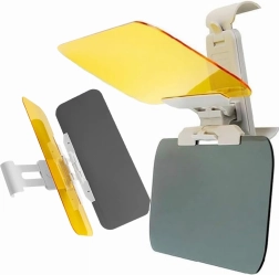 Osłona przeciwsłoneczna do auta 2w1 dzień i noc 32 × 13,5 cm