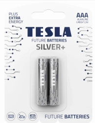 Baterie alkaliczne Tesla Silver+ AAA 1,5V 2 sztuki