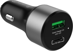 Ładowarka samochodowa Power Car Charger 63W USB-C PD i USB QC 3.0