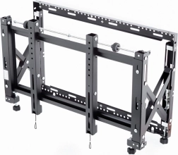 Uchwyt videowall pop‑out do monitorów 42–65" VESA 100×100 do 600×400, 60 kg