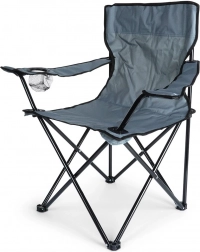 Składane krzesło turystyczne z uchwytem na napoje VILDE