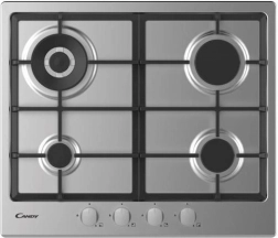 Płyta gazowa z żeliwnymi rusztami i podwójnym palnikiem 4 kW