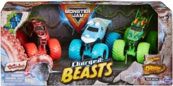 Pojazd Monster Jam 1/64 3‑pak
