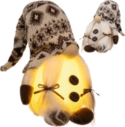 Krasnoludek stojący z podświetleniem LED