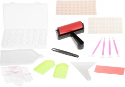 Zestaw akcesoriów do malowania diamentowego 32 części