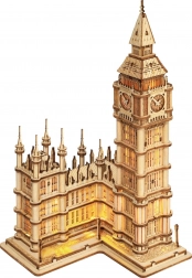 ROBOTIME drewniane puzzle 3D Big Ben – świecąca wieża zegarowa