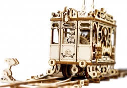 drewniane 3D puzzle tramwaj z torami WOODEN CITY (273 elementy)
