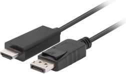 Kabel DisplayPort do HDMI, 1 m, czarny