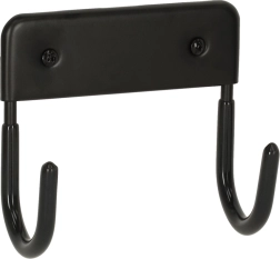 Metalowy uchwyt na deskę do prasowania, udźwig 15 kg, czarny