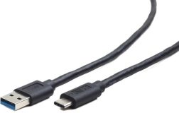 Kabel USB‑C do USB‑A 3.0, 1,8 m, czarny