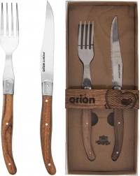 Zestaw sztućców do steków ze stali nierdzewnej, 2 szt.