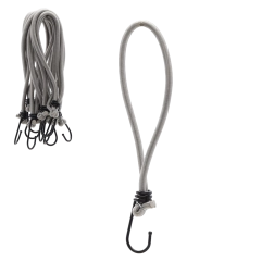 Zestaw elastycznych gum mocujących z hakami 25 cm, średnica 6 mm (25 szt.)