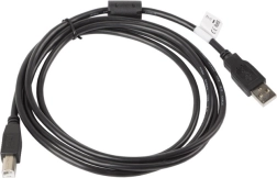 USB 2.0 AM-BM 1,8 m kabel ferrytowy czarny