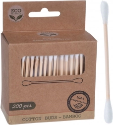 Bambusowe patyczki kosmetyczne biodegradowalne 200 szt.