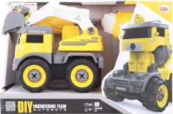 Wkręcany zdalnie sterowany koparko‑ładowarka z możliwością przebudowy na robota