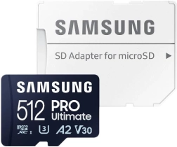 Karta Samsung microSD Pro Ultimate 512 GB + adapter