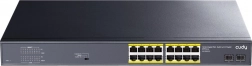 gigabitowy przełącznik PoE+ 16× RJ45, 2× SFP, 200 W