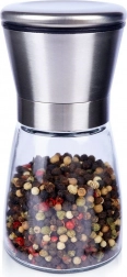 Szklany ręczny młynek do soli i pieprzu 13,5 cm