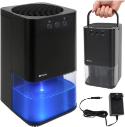 Osuszacz powietrza z podświetleniem LED i timerem RUHHY, czarny