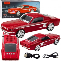 Bezprzewodowy głośnik WSTER w kształcie auta z diodami LED