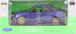 Metalowy model Subaru Impreza WRX STI 1:24 z otwieranymi elementami