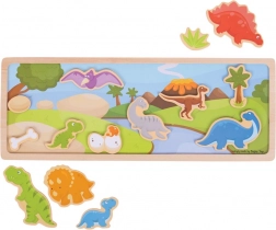 Magnetyczne puzzle Dinozaury Bigjigs Toys