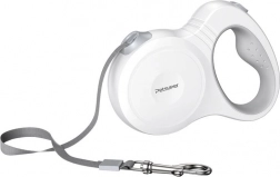 Automatyczna smycz samorozwijająca Petsuper dla psów 5 m biała