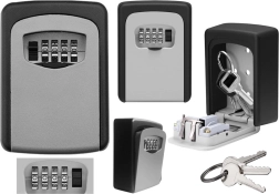 Cynkowa skrytka na klucze z kodem liczbowym