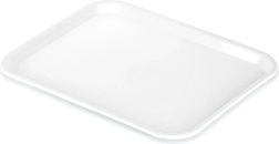 Plastikowa taca do serwowania biała 45,5 × 35,5 cm