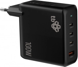 Ładowarka 3x USB C + USB A Power Delivery czarna 100W