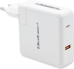Biała ładowarka USB C GaN FAST 108W