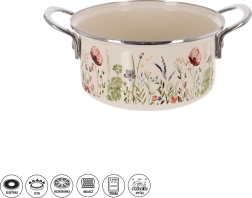 Emaliowany rondel MÁK Lem 2,2 l