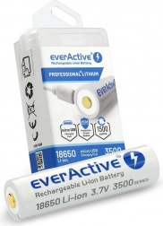 Akumulator EverActive 18650 z micro USB 3500mAh