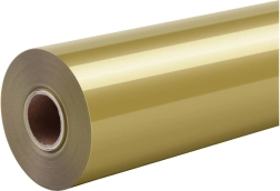 Folia termotransferowa HTVRONT Pure złota 30,5 cm × 1,8 m