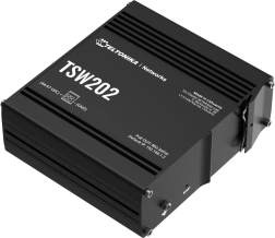 Przemysłowy zarządzany przełącznik TSW202 2xSFP 8xPoE+ L2/L3