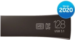 Pamięć USB BAR Plus 128 GB, USB 3.1, tytanowo szary