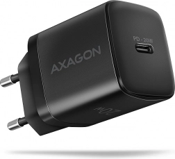 Ładowarka sieciowa AXAGON 20W USB‑C PD, czarna