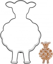 Nierdziana foremka do wykrawania owieczka 7 cm